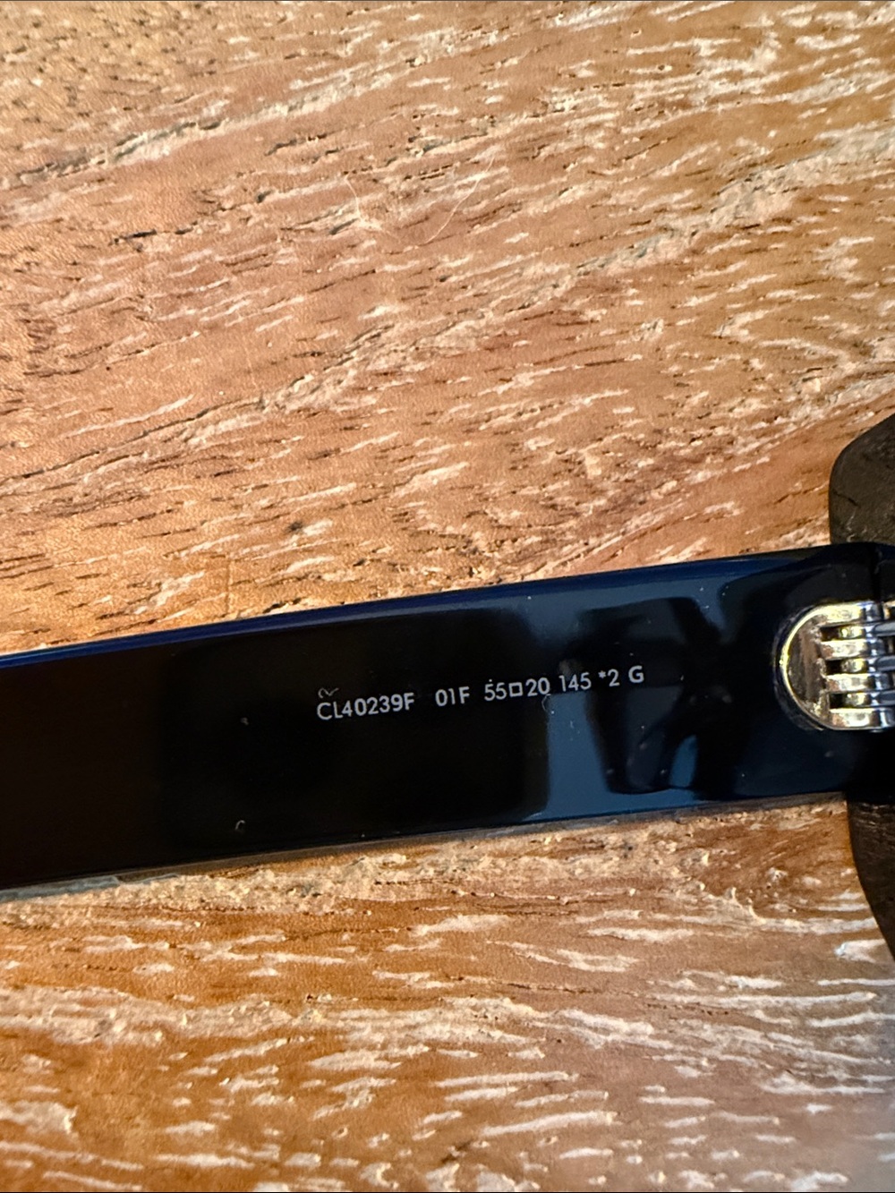 Celine Black Oversized Cat Eye Sunglasses - Picture 6 of 7